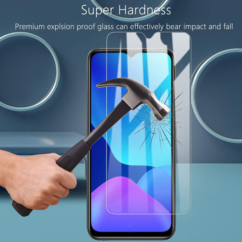 2/4Pcs Screen Protector Glass For OPPO A91 Tempered Glass Film