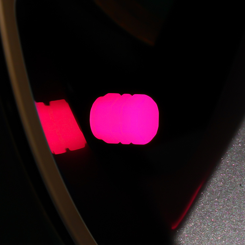 Luminous zawór opony Cap samochód motocykl motor piasta koła świecące pokrywa zaworu czerwony różowy opon dekoracji Auto stylizacji akcesoria do opon