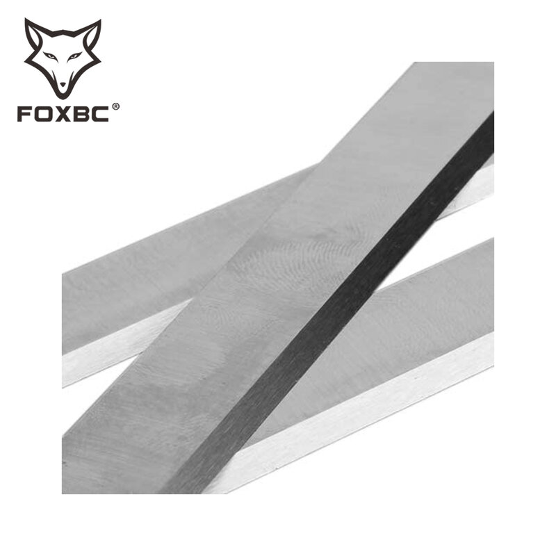 FOXBC-cuchillas de cepilladora HSS, 382x25x3mm para Grizzly G0453 G0453P G1021 G6701, Delta 22 677 DC 380, JET 708529G, piezas de herramientas, Juego de 3