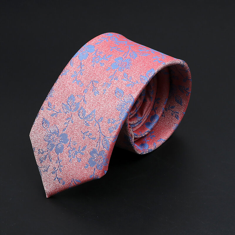 26 style męskie żakardowe nowości krawaty obcisła, w kwiaty Paisley paski krawat biznes wąskie do koszuli garnituru odzież na co dzień akcesoria