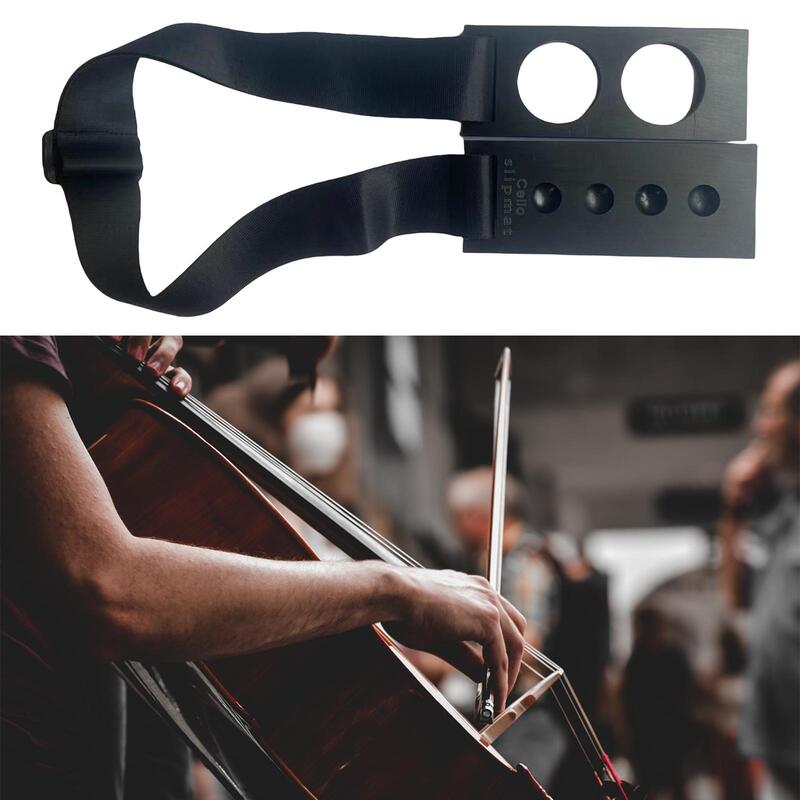 Профессиональная нескользящая подкладка для виолончели, регулируемая противоскользящая подставка для виолончели, портативные аксессуары для инструментов, ограничитель для виолончели