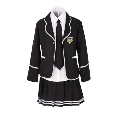 Uniformes scolaires à manches longues pour étudiants, Japon et Corée du Sud, Uniformes JK pour garçons et filles du premier cycle du secondaire