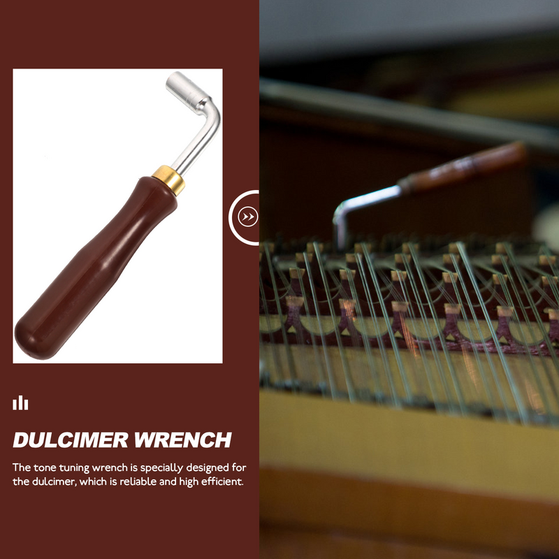 Harpsichord tuas penyetelan kunci pas Dulcimer alat khusus Aksesori profesional instrumen palu