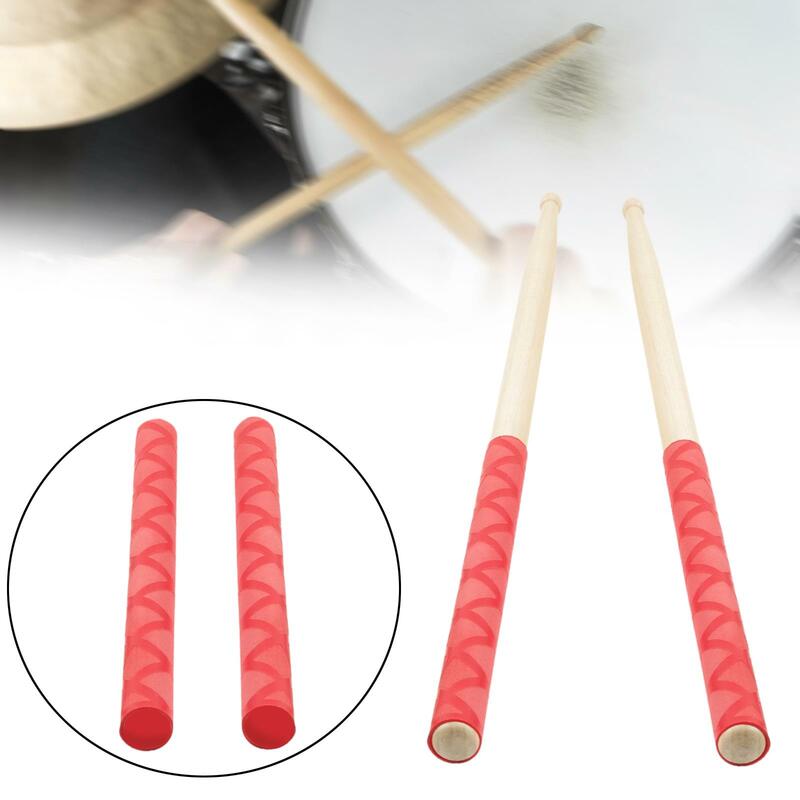 2 Pieces Drumstick Grips Non Slip Drumstick Wrap for Beginners Children Kids