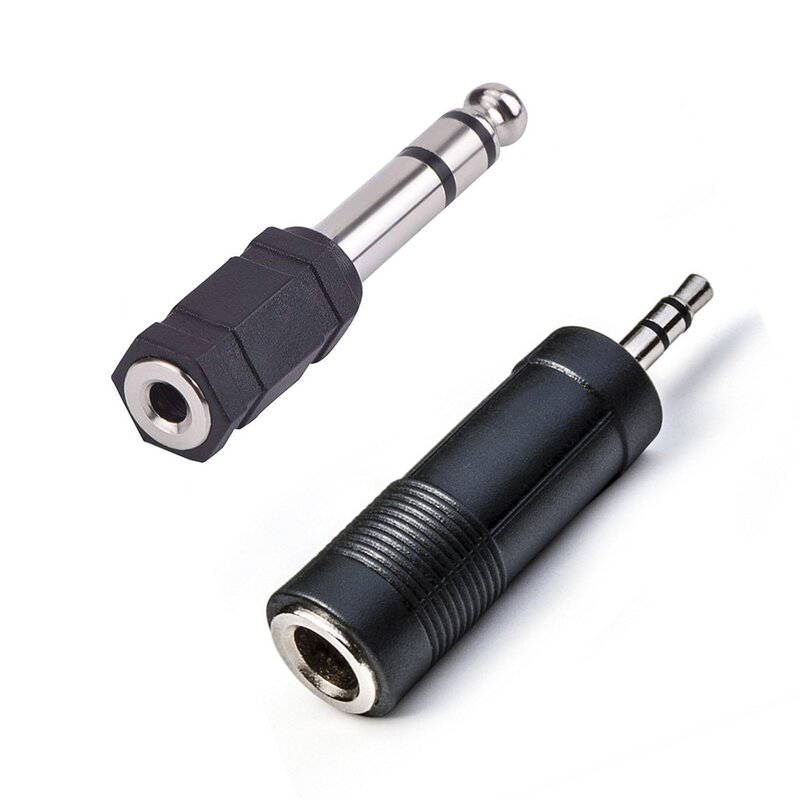 Adattatore Audio per cuffie Stereo da 3.5mm femmina a 6.35mm maschio connettore per microfono accessori per il trasferimento Audio