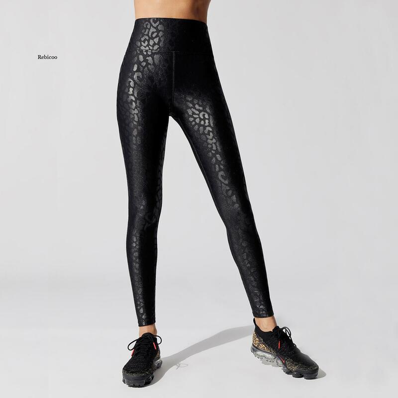 Sexy leopardo pele leggings mulheres fitness sem costura leggins push up feminino esportes de secagem rápida cintura alta ginásio roupas
