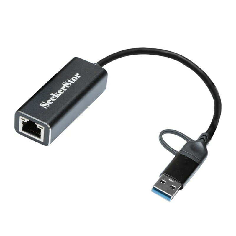 Xikestand-外部ネットワークカード,イーサネットコンバーター,USB 3.0およびtype-cから2.5g rj45,デュアルインターフェイス,2500m