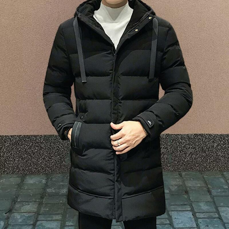 Jaqueta quente grossa à prova de vento masculina, casaco acolchoado de algodão impermeável, moda, parkas de inverno, 2023