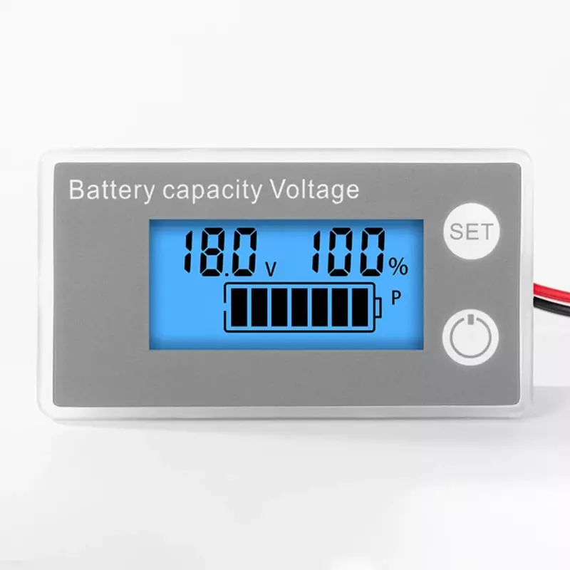 Batterijcapaciteit Indicator Dc 8V-100V Lood Zuur Lithium Leven Po4 Auto Motorfiets Voltmeter Spanningsmeter 12V 24V 48V 72V