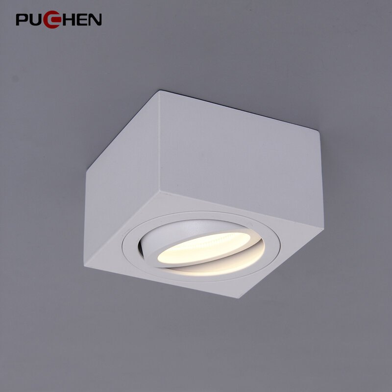 Puchen Surface Mounted Ceiling Spot Light LED Lighting Fixture for Home Bedroom Living Room Kitchen Indoor Round Down Light
