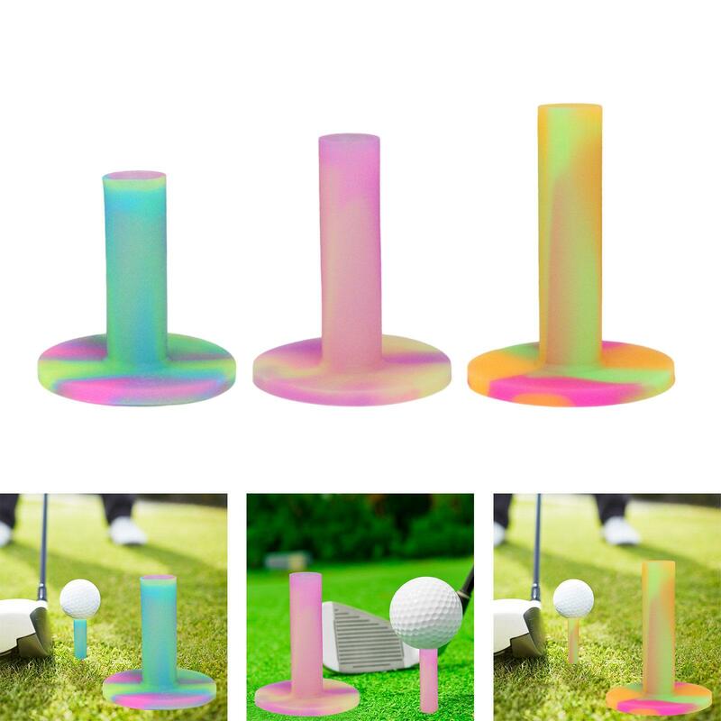Rubber Golf Tees Holder, Ball Holder, Stability Golf Mat Tees for Turf and