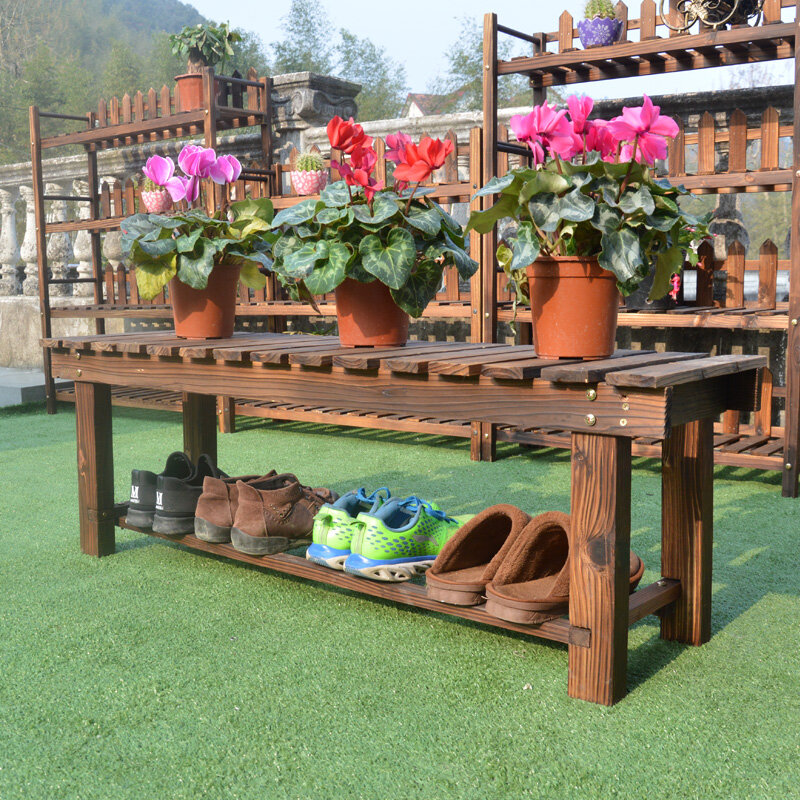 Anticorrosive wood shoe changingbench outdoor benchbench park bench bathroom benc garden chair mall bench