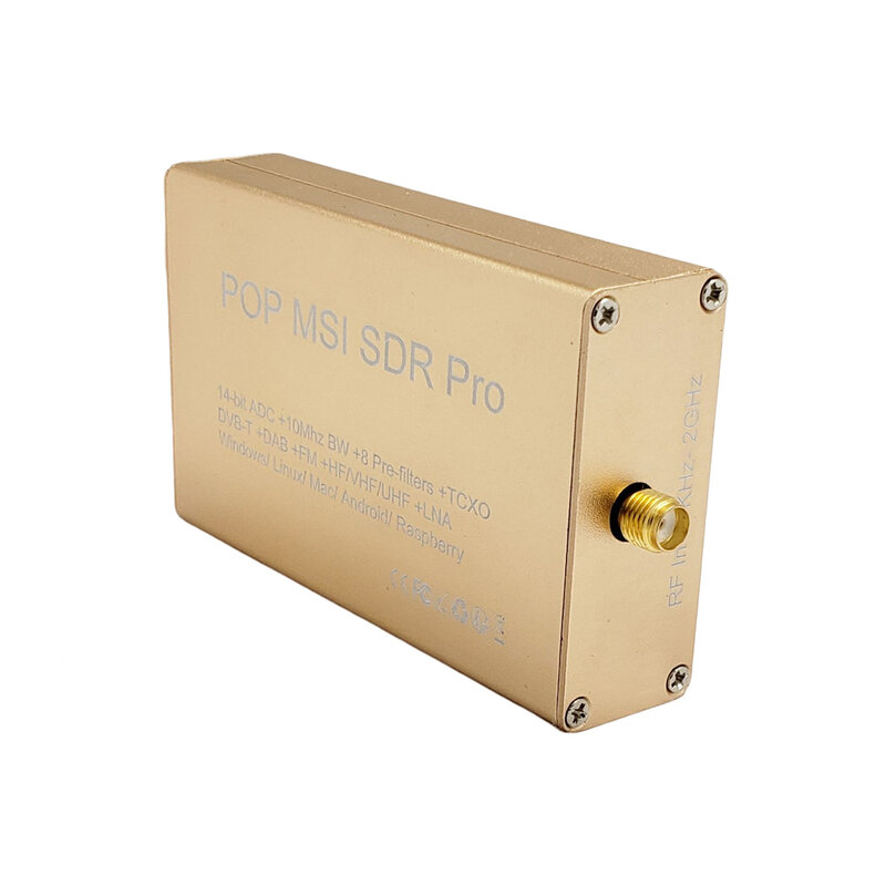 New 10KHz-2GHz Wideband 14bit Software Defined Radios SDR Receiver compatible with SDRplay driver & software with TCXO LNA