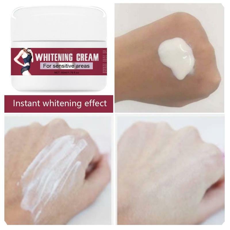 Whitening Facial Body Cream For Dark Skin Bleaching Underarm Legs Knees Sensitive Area Lightening Moisturizing