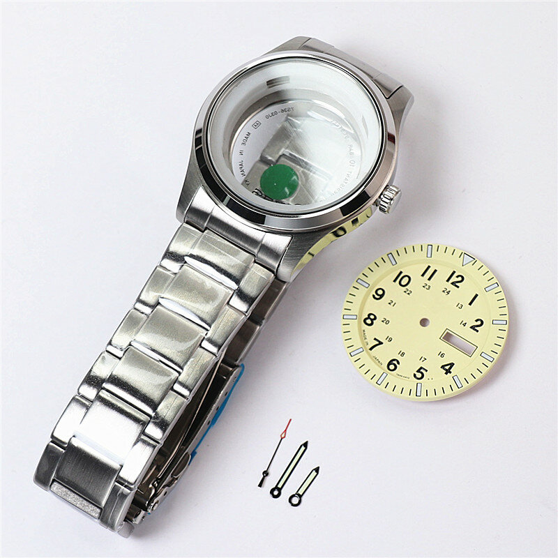 40.7mm watch modification case suitable for NH36/7s26/7s36AB movement stainless steel stainless steel case set watch accessories