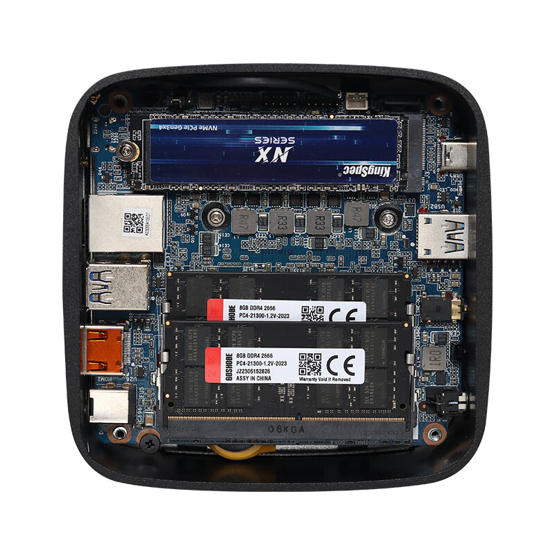 Bebepc Mini Pc 10e Gen Intel I7-10510U Dual Ddr4 64Gb M.2 1T Thunderbolt3 4K Windows 11 Wifi6