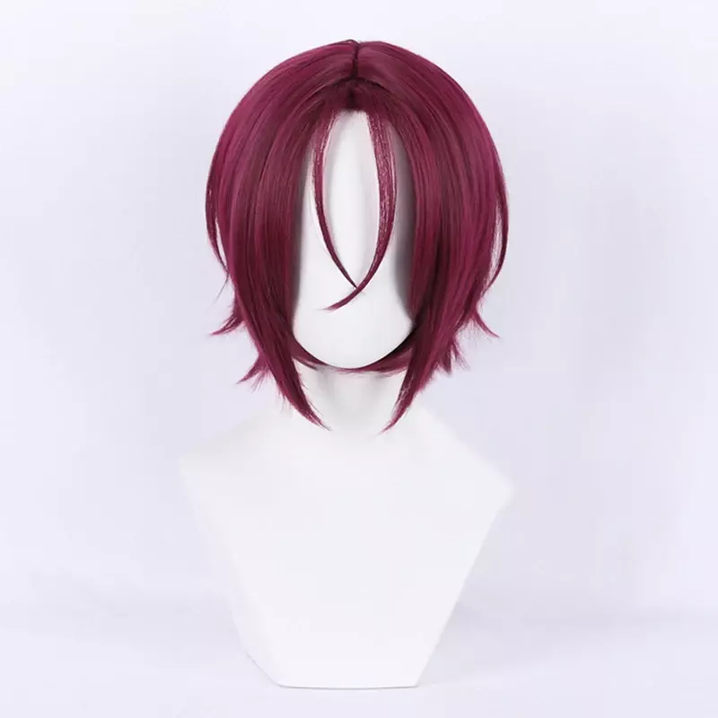 New Anime Rin Matsuoka Cosplay Wig Unisex Adult Short Hair Heat Resistant Synthetic Wigs Halloween Props