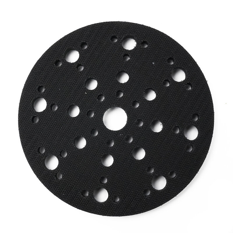 Almohadilla de interfaz de esponja suave para lijadora, herramienta de pulido de espuma gruesa de 5mm, 6 en 150mm, 48 agujeros