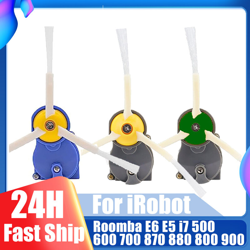 Motor modul sikat samping untuk iRobot Roomba 500 600 700 800 900 I3 E5 E6 I3 I4 I5 I6 I7 I8 J7 Series Robot penyedot debu