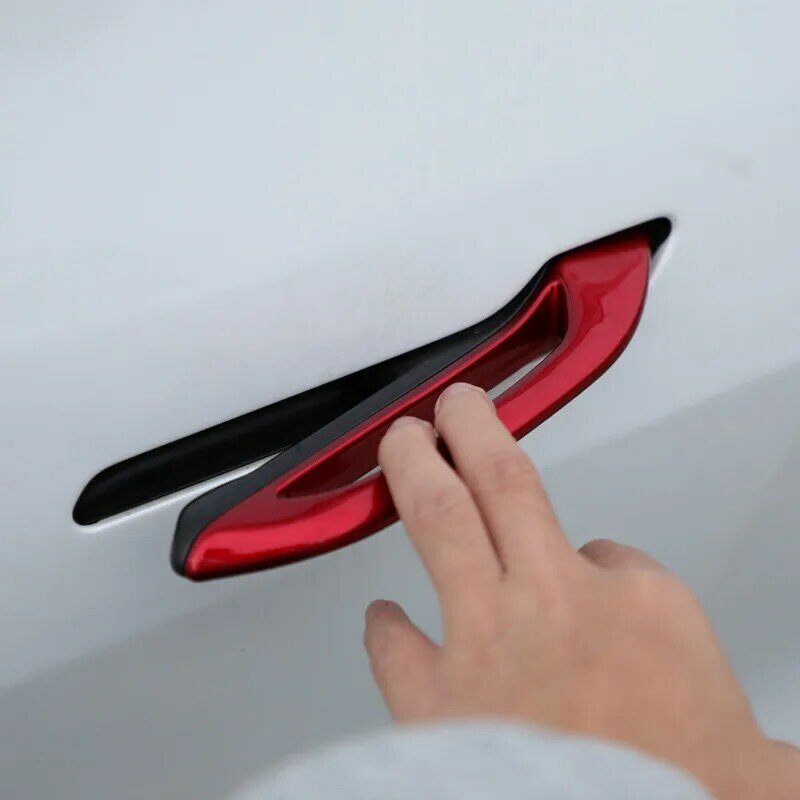 Futhope 4pcs Bonding Door Handle Protection Cover For Tesla Model 3 Model Y 2021-23 Car Firm Antifreeze Modification Accessories