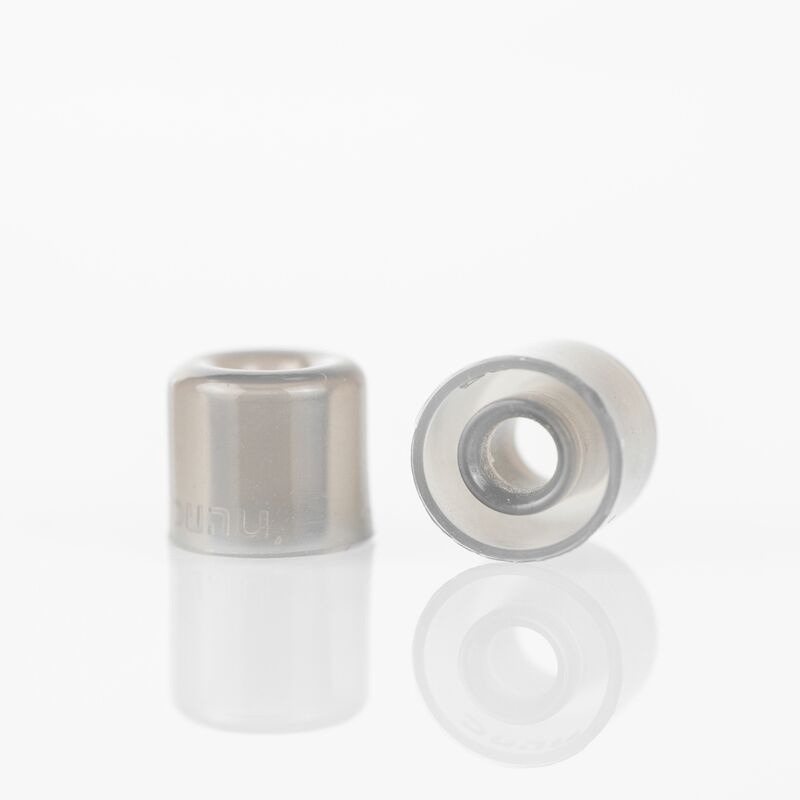 DUNU S-Stage e Studio Silicone Ear Tips, Eartips para diâmetro do bocal de 4 a 5.5mm, 3 pares