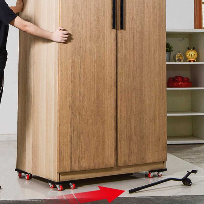 Elevador de muebles de 2 piezas, herramienta para Mover electrodomésticos pesados, fácil y seguro de Mover, sofá, refrigerador, lavadora
