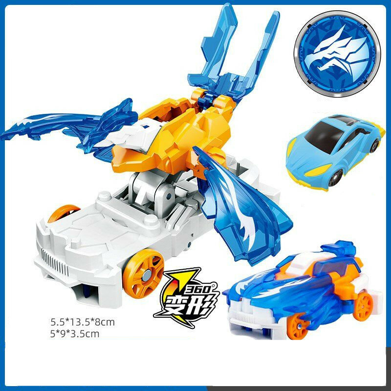 Screechers Cars 4 Wild Explosion Speed Fly Deformation Car, bestia Attack, figuras de acción, captura Flip, transformación, juguetes para niños
