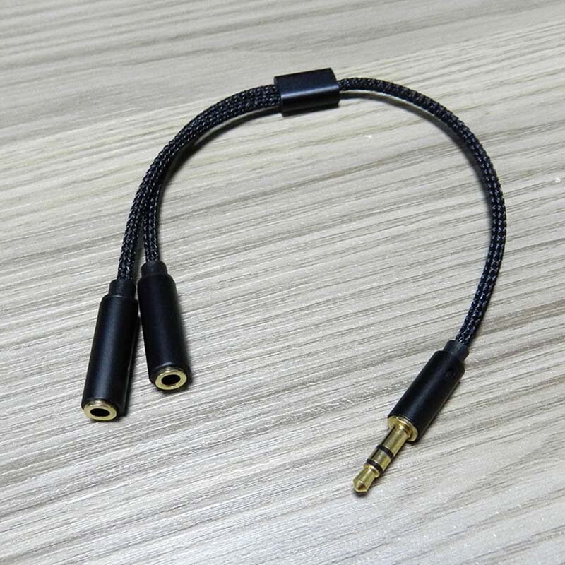 Répartiteur audio Y Jack 3.5mm, 1 mâle vers 2 femelles M/F, connecteur d'écouteurs stéréo 3.5mm, adaptateur, accessoires pour écouteurs