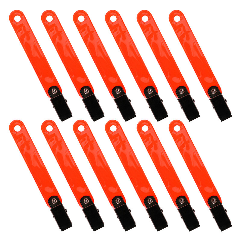 Thickened PVC Road Signs  Water Repellent Metal Clips  Fluorescent Yellow/Orange Construction  Day and Night Visibility