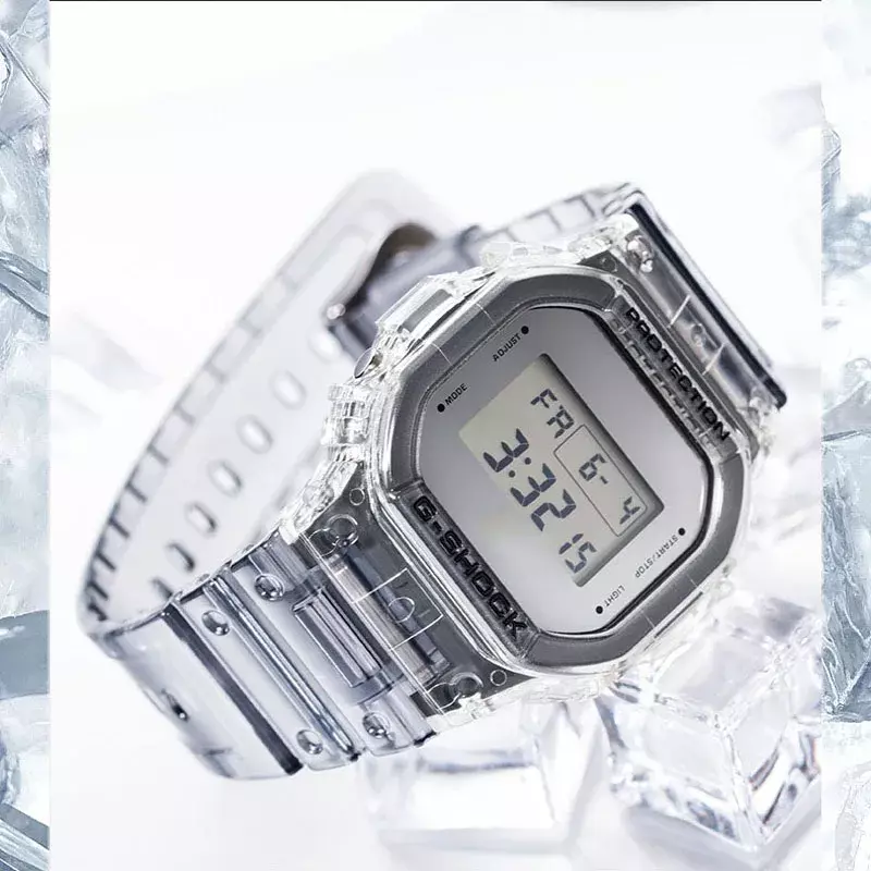 G-SHOCK мужские часы DW5600 маленькие квадратные часы многофункциональные модные повседневные уличные спортивные противоударные Мужские кварцевые часы