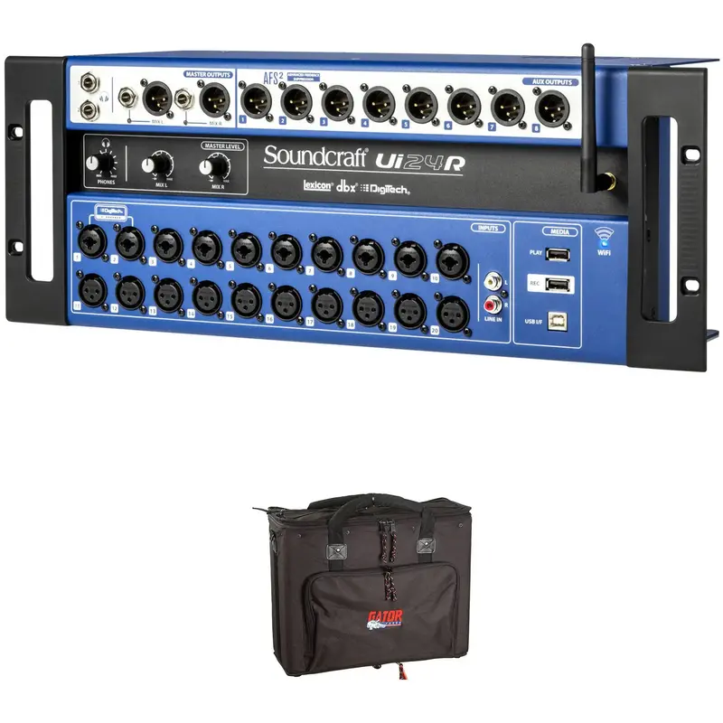 Soundcraft-Mezclador de 24 canales Ui24R, grabadora USB multipista con Control inalámbrico, descuento en ventas de verano
