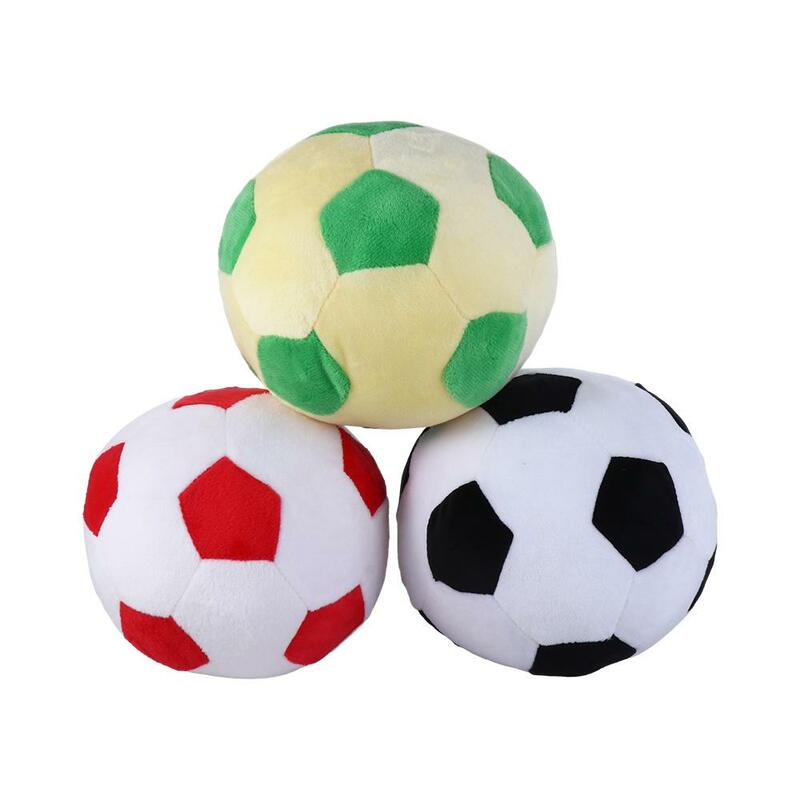 Macio recheado de pelúcia futebol travesseiro bola de futebol esportes brinquedo macio decoração do sofá de casa almofada travesseiro para crianças presente para crianças