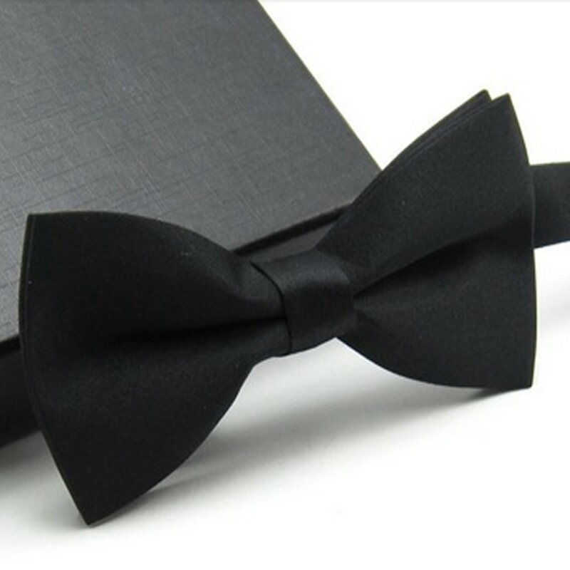 Men's Fashion Adjustable Tuxedo Solid Color Wedding Party Bowtie Bow Tie