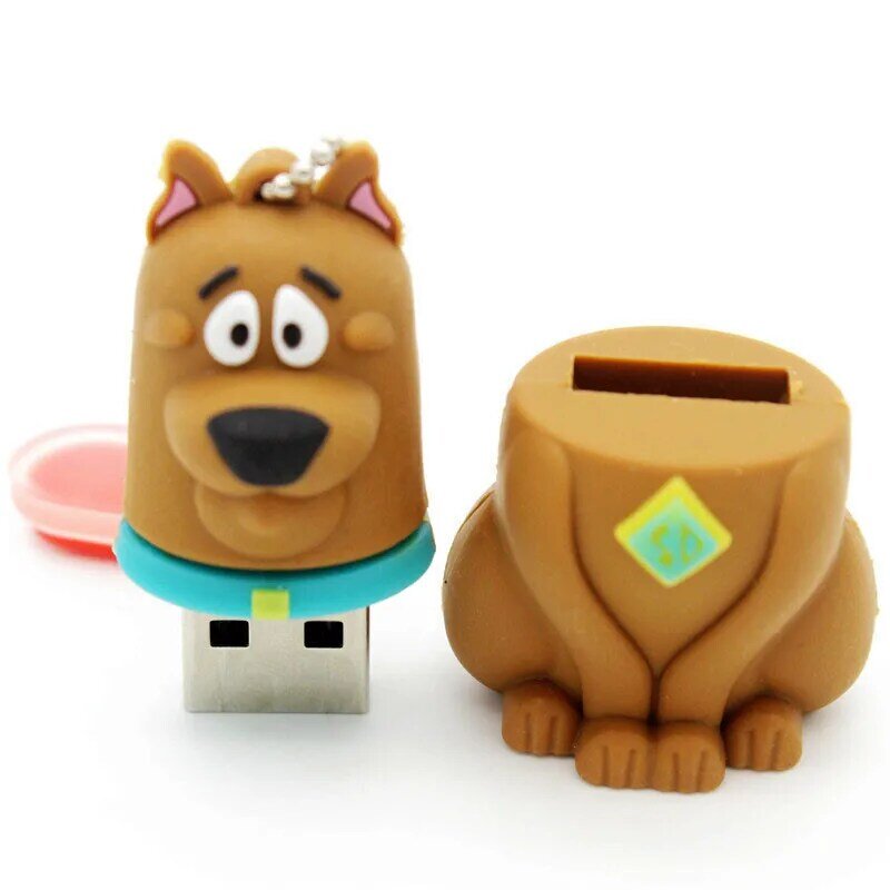 Series of Gifts for Pet Dogs USB 2.0 Flash Drive with Key Chain Pen Drive Real Capacity 64GB/32GB/16GB/8GB/4G To Children U Disk