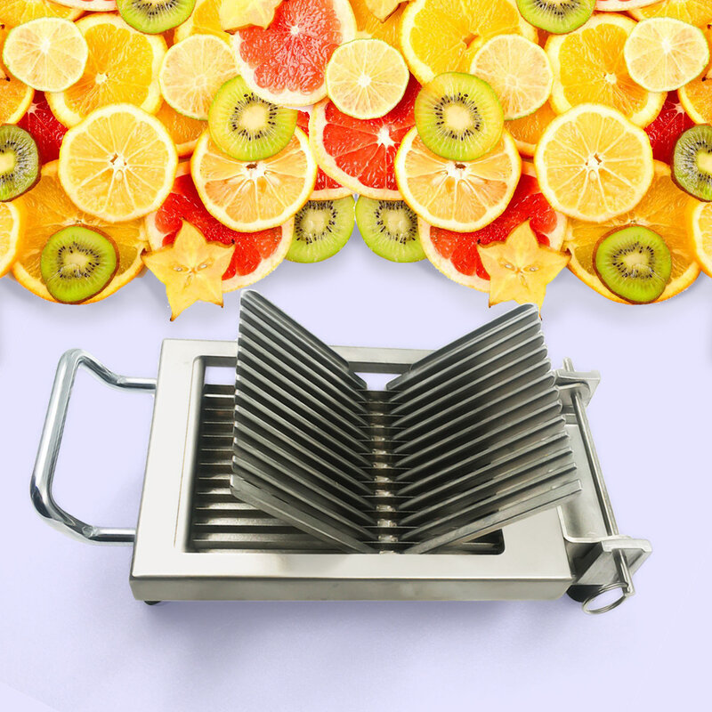 دليل الجبن السوشي التوفو السجق القطاعة متعددة الوظائف الخضار الفاكهة 10 مللي متر آلة تقطيع الليمون القاطع أدوات المطبخ