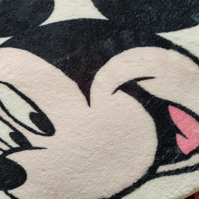 Disney Mickey Mouse Faux Cashmere mata do kąpieli mata antypoślizgowa Cartoon kaczor Donald poduszki chłonne dywany salon mata łazienkowa