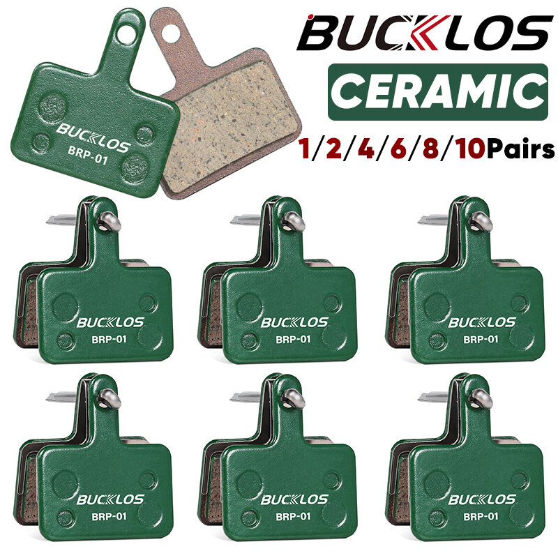 BUCKLOS Ceramic Hydarulic Disc Brake Pads For SHIMANO B01S B05S 1/2/4/6/8/10Pair MTB Brake Pad Wear-resistant Disc Brake Pads
