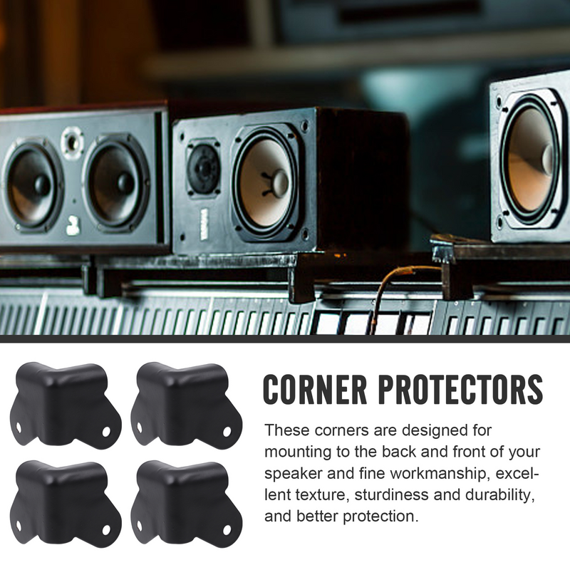 16 Pcs Speaker Wrap Angle Corner Furniture Iron Covers Protector Practical Anti-collision Protective Corners Cabinet