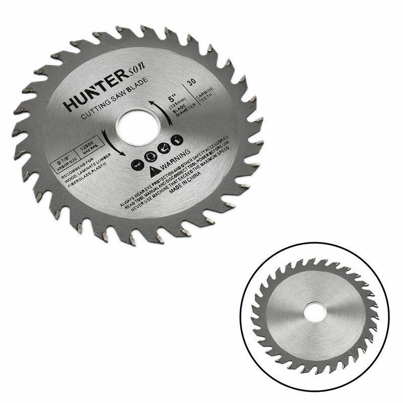 1pcs 125mm/5.0inch 30 Teeth Carbide Circular Saw Blade Disc Cutter For Wood Cutting Tool Woodworking Cutting Saw Blade Disc