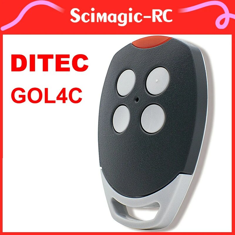 for DITEC GOL4C Garage Door Remote Control 433.92MHz Fixed Code Universal Handheld Transmitter Command Barrier Key Fob
