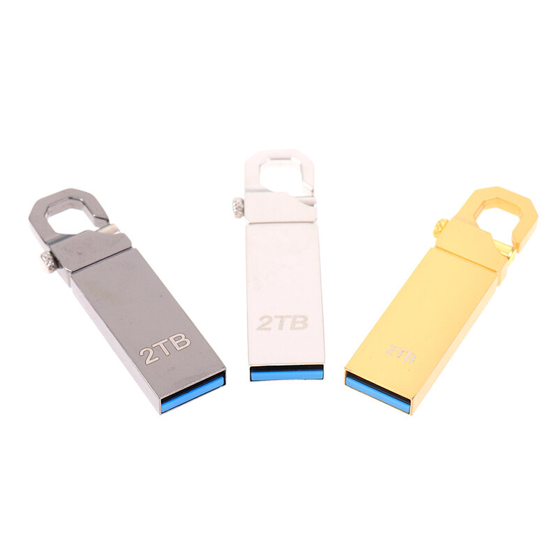Unidad Flash USB 3,0 de alta velocidad, Pendrive resistente al agua, 32GB-2TB, disco U, memoria de almacenamiento de Metal, para Pc, teléfono, coche y TV
