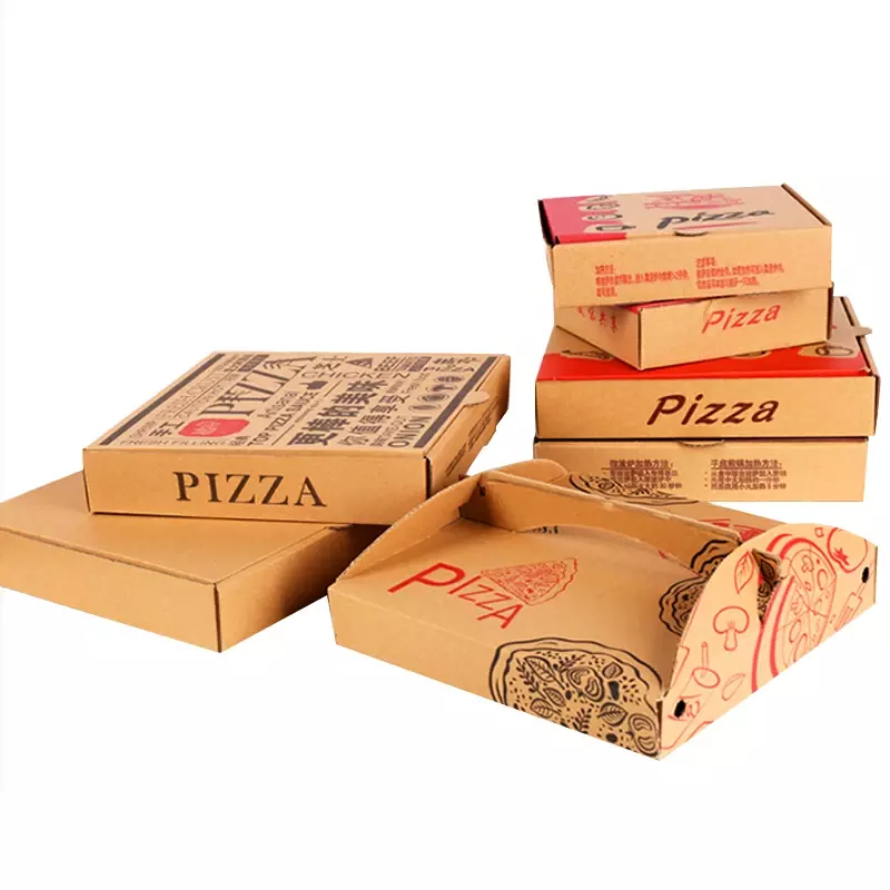 Customized productFactory Hot Sale Printed Personalised All Size 9 10 11 12 14 18 Inch Custom Pizza Boxes
