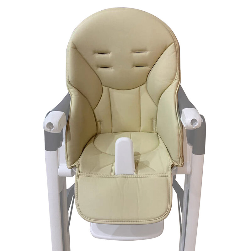 Cojín para asiento de silla de comedor de bebé, esponja de sándwich de cuero PU, Compatible con Pegperego Siesta Zero 3, serie Aag Baoneo, accesorios para bebé