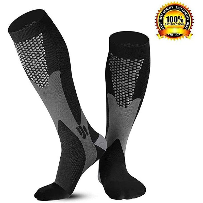 24รูปแบบถุงเท้ากันกระแทกรองเท้าวิ่งผู้หญิงผู้ชายกีฬาถุงเท้าสำหรับเหนื่อย Anti ฟุตบอลกลางแจ้งถุงเท้าเส้นเลือดขอดถุงน่อง