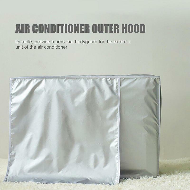 Window Air Conditioning Unit Cover External Air Conditioner Sun Block Cover Leaves Snow Rain Dirt Dust Protection AC Unit Cover