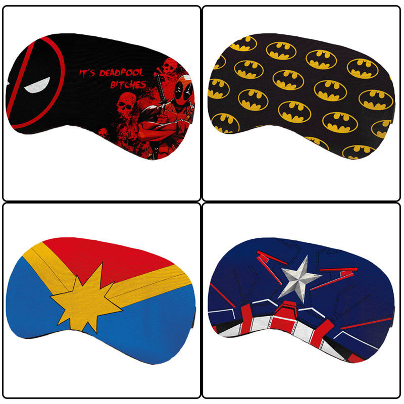 Cartoon Spider Sleep Eye Mask para crianças, Soft Travel Nap, Lightproof Sleep Eye Covers, Blackout Eye Covers, Lunch Break