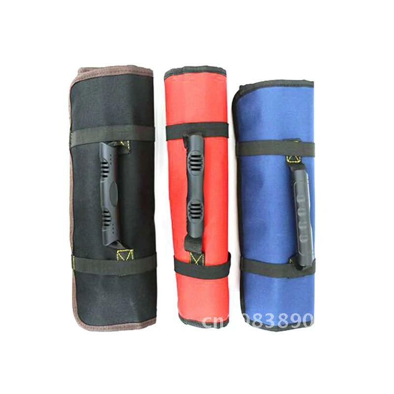 Portable Tools Pouch Case Organizer, Suporte multifunções, Oxford Cloth Wrench Bag, Folding Tool Roll-up Bag, Bolso de armazenamento