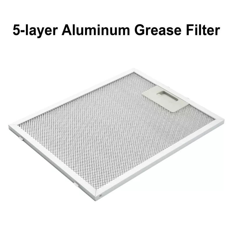 Oil Filter Hood Filter Stainless Steel 300 X 240 X 9mm 5 Layers Replacement Silver High Quality Sturdy And Durable