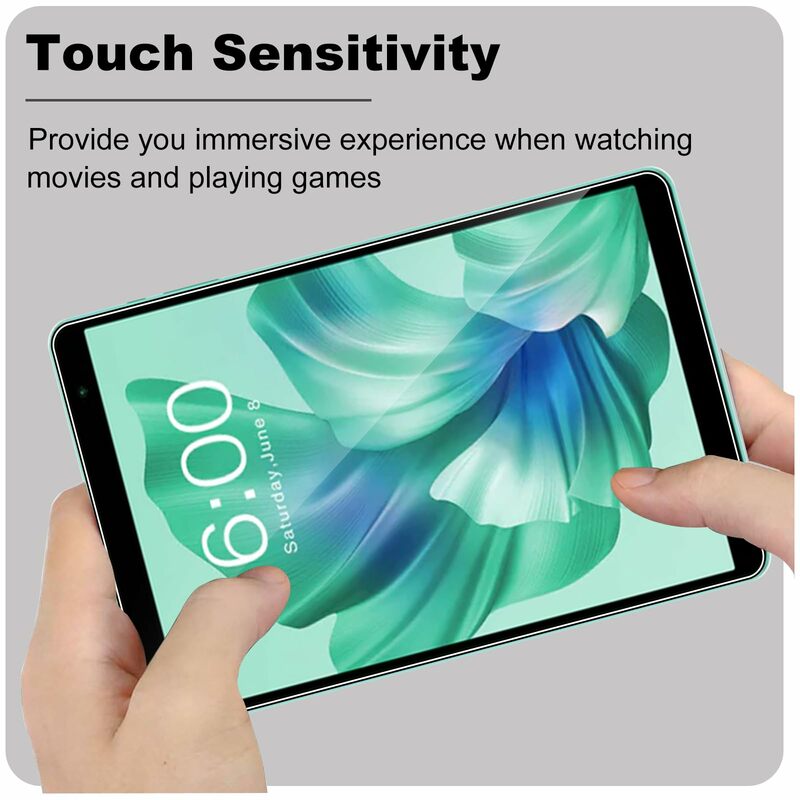 Screen Protector for TECLAST P85T 2023 (8 inch) HD 9H Hardness Anti-Scratch Explosion-Proof Transparent Tempered Glass Film
