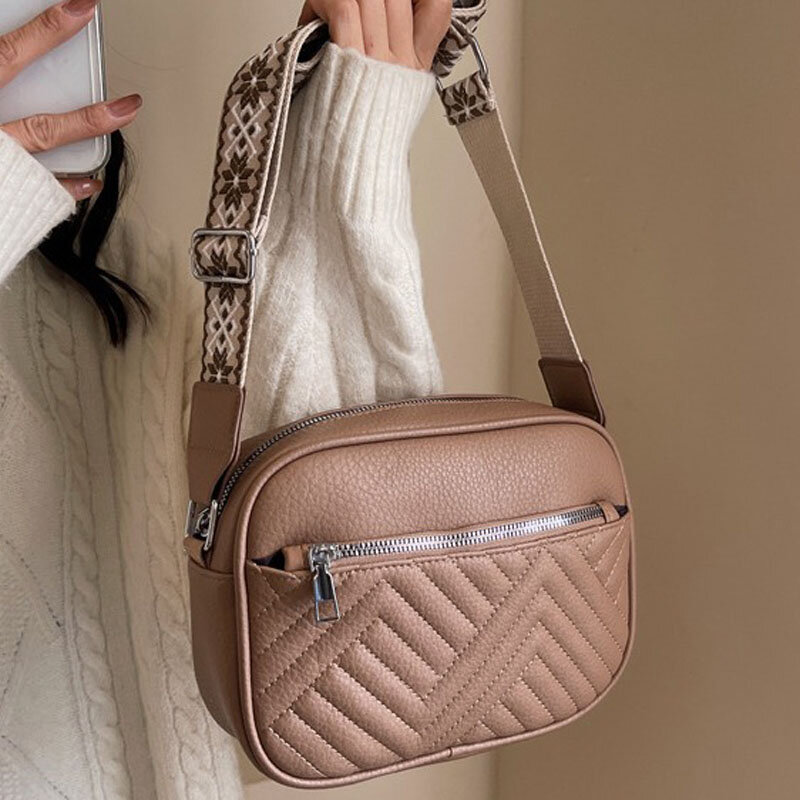 حقيبة كتف صغيرة مربعة للنساء ، حقيبة كروس بودي متعددة الاستخدامات ، حقائب مصممة فاخرة ، موضة عصرية جديدة ،